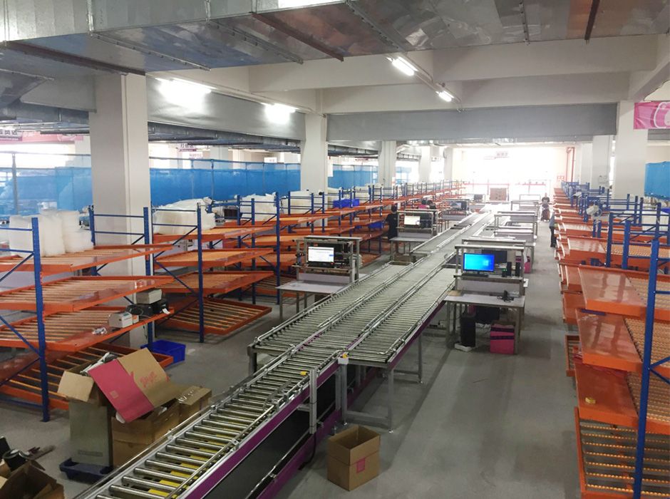 眾速達倉儲廣州流利式貨架【易達貨架】