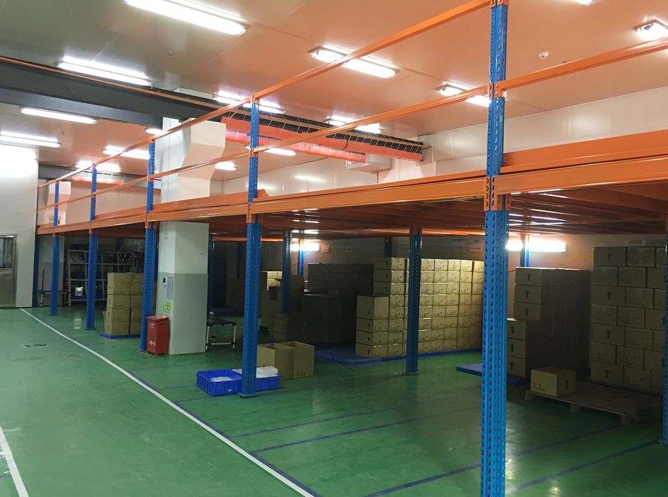 燁嘉電子東莞閣樓平臺貨架【易達貨架】 燁嘉電子東莞閣樓平臺貨架【易達貨架】