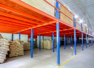 株洲平臺(tái)閣樓貨架可以用機(jī)器人存取貨嗎？【易達(dá)貨架】