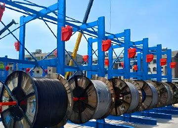 電纜懸臂貨架適合超大規(guī)格電纜存儲嗎？【易達貨架】