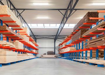 懸臂板材重型貨架臂長可以設計多長？【易達貨架】